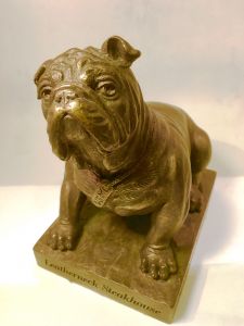 Bulldog-symbol of united states marine corps, bronze