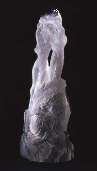 Adam & Eve (Crystal Acrylic, 31" h by 12" w)