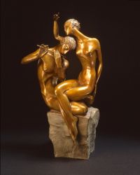 Magic Flute (Bronze, 23”H x 14”W)